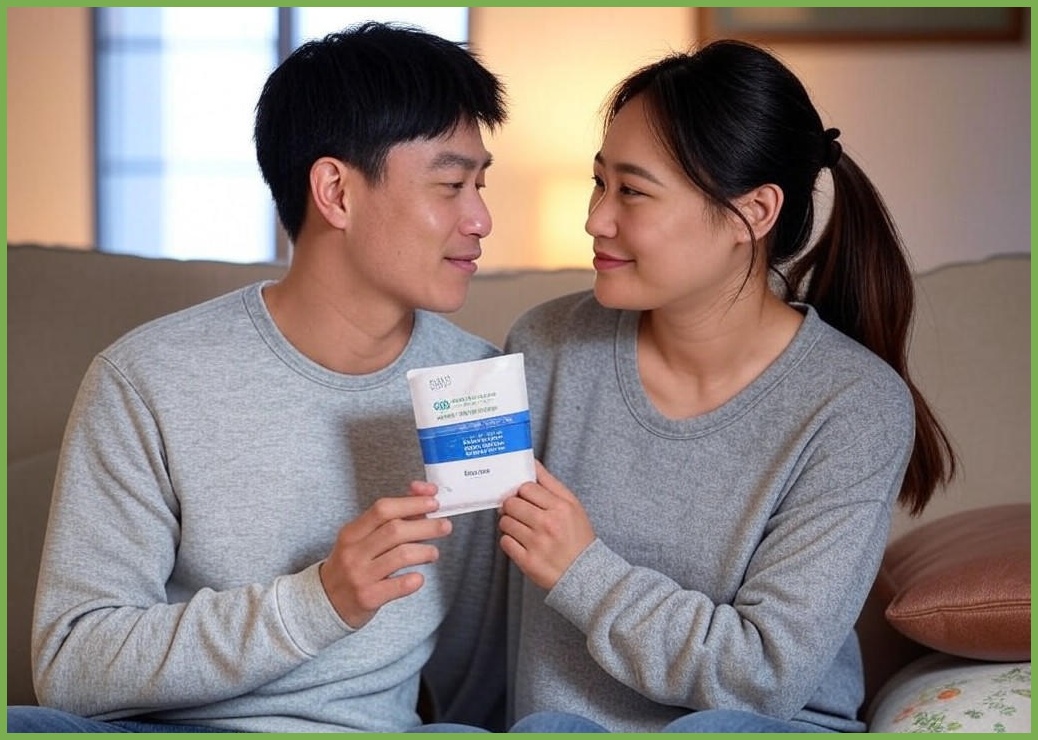 IN+ 남자 휴대용 물티슈 부부간 연애물티슈 천연 부작용 없는 물티슈, 2개, 10개입, 0.5g - 이미지 1