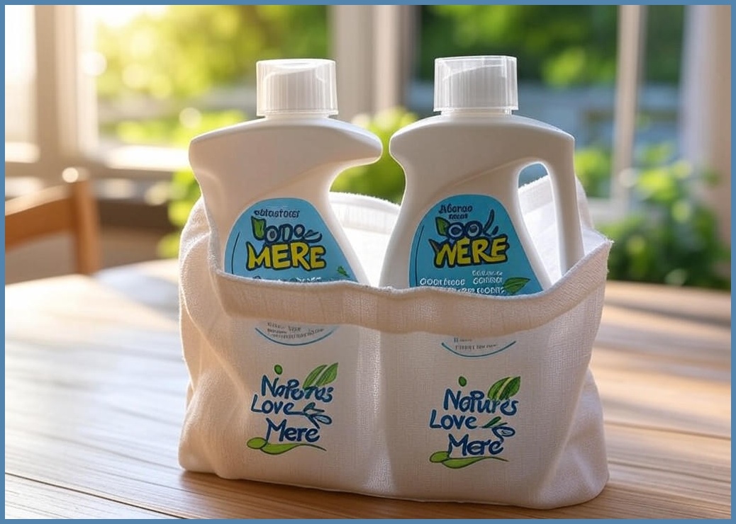 네이쳐러브메레 유아 쿨 프레쉬 섬유유연제 화이트코튼향 리필, 1.3L, 2개 - 이미지 1