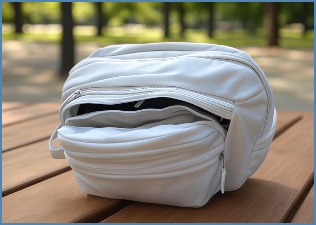 다잇대 맘스핏 올인원 유모차 파우치백, 화이트, 1개 - 이미지 1