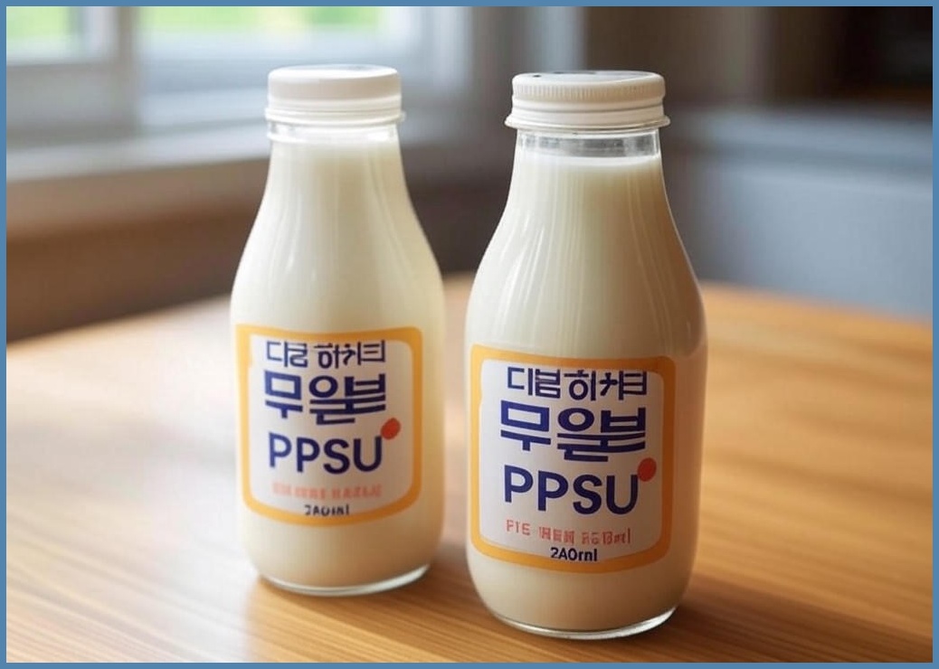 [더블하트] 모유실감 3세대 PPSU 새벽그레이 240ml 트윈팩, 2개, 240ml - 이미지 1
