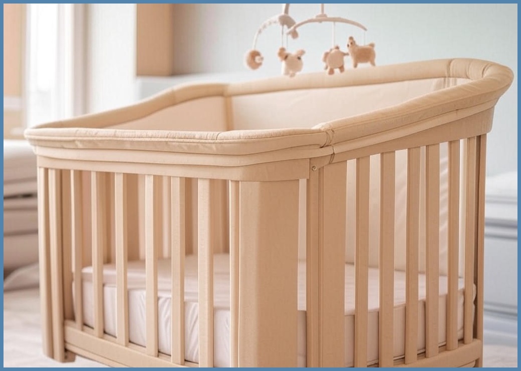 라비킷 아기 낙상방지 침대가드 싱글, 베이지 - 이미지 1