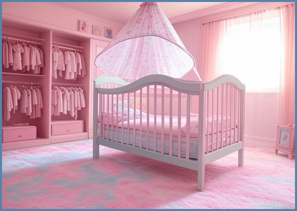 루비코코 아기방 아이방 꾸미기 포토존 벽장식 인테리어 소품 공주방 여아 캐노피 - 이미지 1