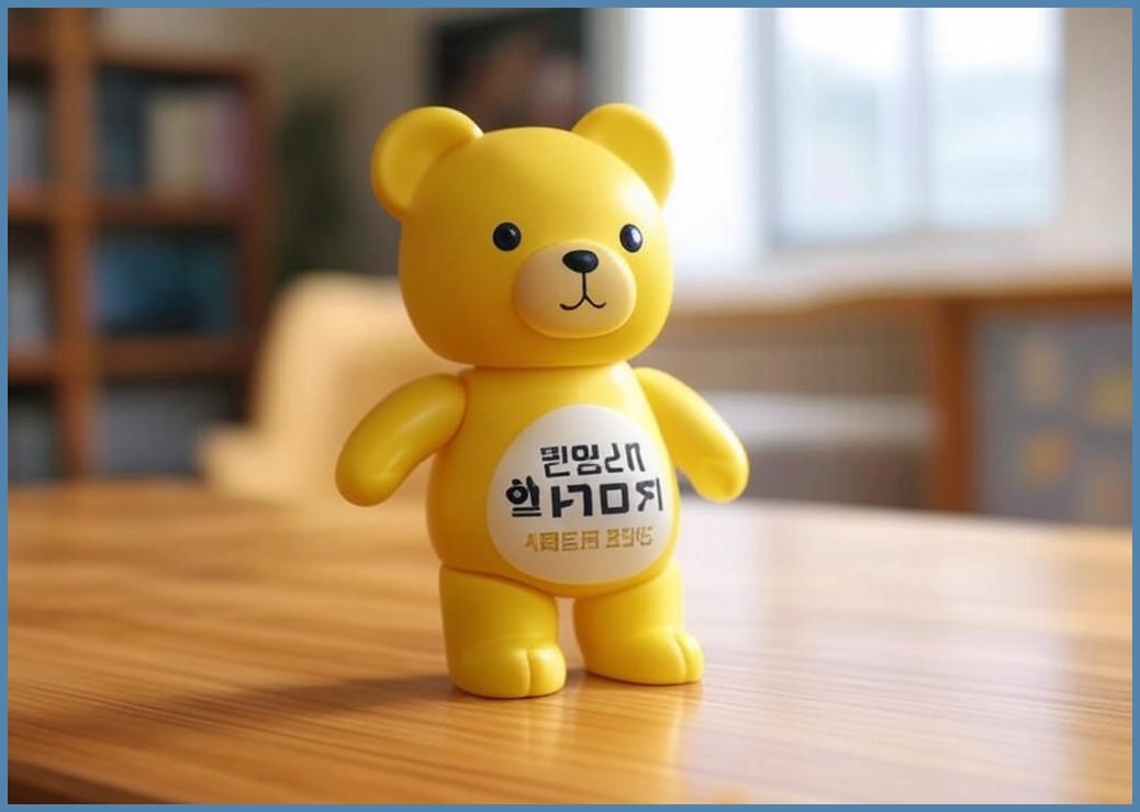 베어블리 엉금엉금 터미타임 멜로디 장난감, 옐로, 1개 - 이미지 1