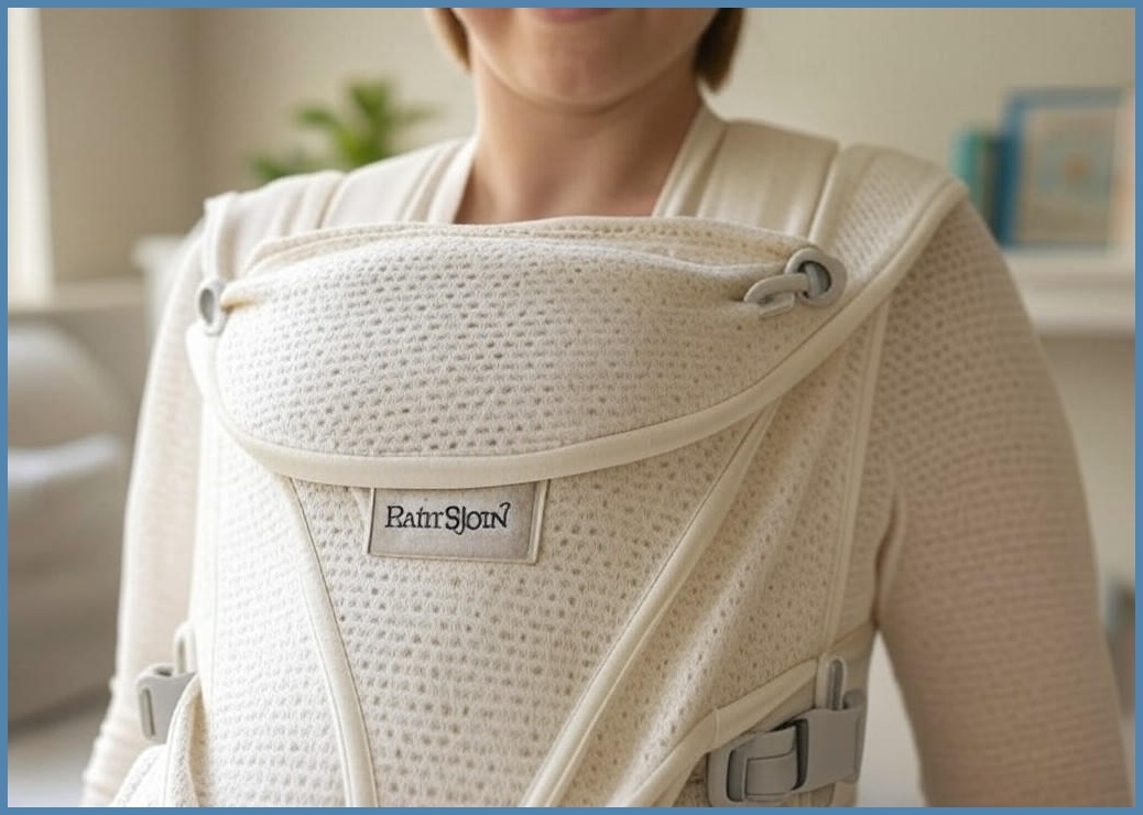 베이비뵨 베이비 캐리어 하모니 3D 메쉬 올인원 아기띠, 크림 - 이미지 1