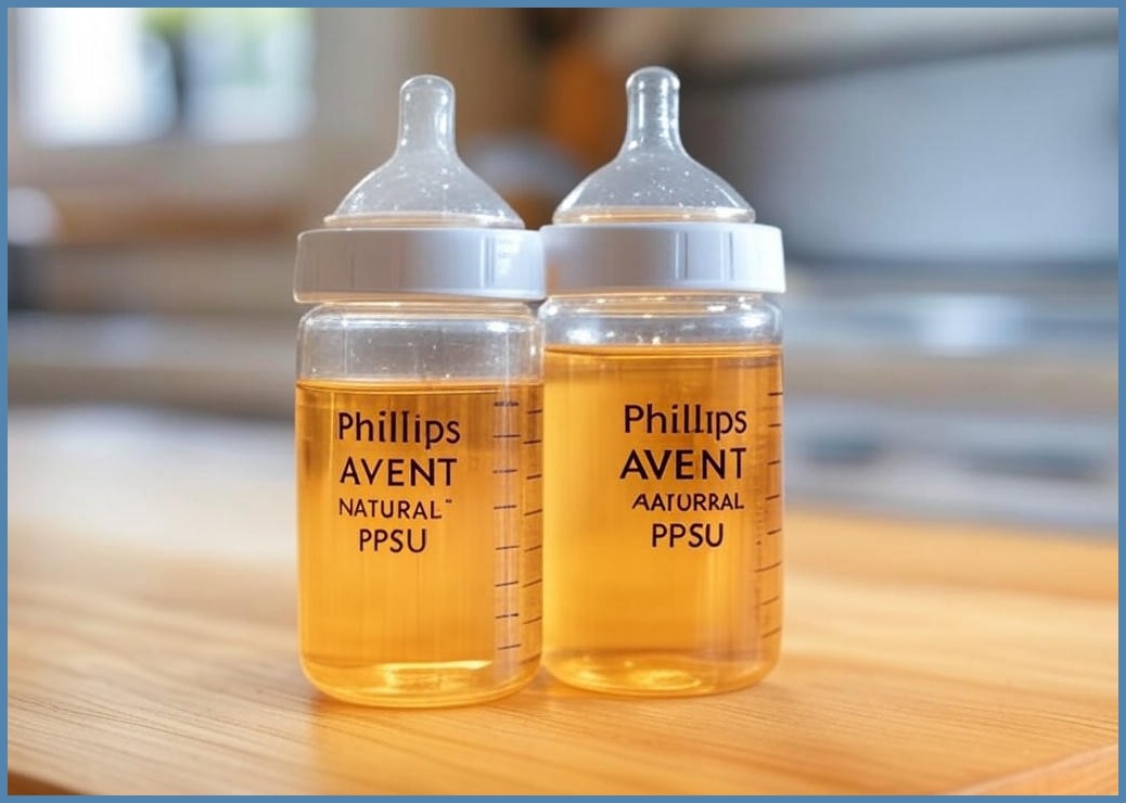 필립스아벤트 내추럴 PPSU 젖병, 엠버골드, 125ml, 2개 - 이미지 1